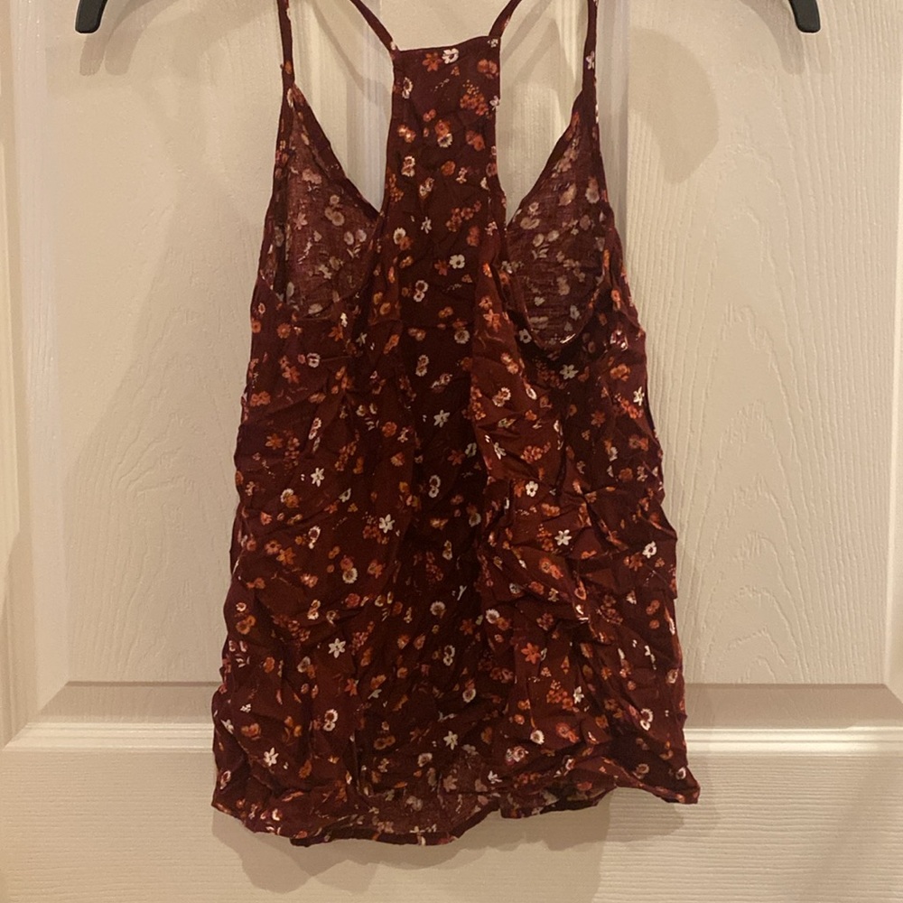 Floral Razor Back Cami - Picture 3 of 4